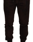 Dolce & Gabbana Stunning Authentic Jogger Pants in Brown