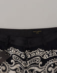 Dolce & Gabbana Elegant Bandana Print Silk-Cotton Pants