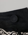 Dolce & Gabbana Elegant Bandana Print Silk-Cotton Pants