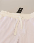 Dolce & Gabbana Elegant White Jogger Pants for Sophisticated Comfort