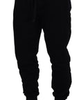 Dolce & Gabbana Elegant Black Cotton Jogger Pants