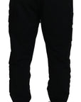 Dolce & Gabbana Elegant Black Cotton Jogger Pants