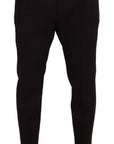 Dolce & Gabbana Elegant Brown Cotton Blend Trousers