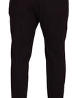 Dolce & Gabbana Elegant Brown Cotton Blend Trousers