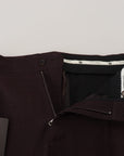 Dolce & Gabbana Elegant Brown Cotton Blend Trousers
