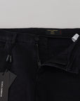 Dolce & Gabbana Sleek Black Cotton Blend Denim Pants