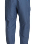 Dolce & Gabbana Elegant Blue Linen-Cotton Pants