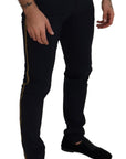 Dolce & Gabbana Elegant Black Wool-Blend Trousers