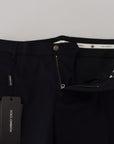 Dolce & Gabbana Elegant Black Wool-Blend Trousers