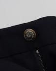 Dolce & Gabbana Elegant Black Wool-Blend Trousers