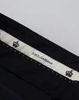 Dolce & Gabbana Elegant Black Wool-Blend Trousers