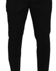 Dolce & Gabbana Elegant Black Virgin Wool Trousers