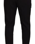 Dolce & Gabbana Elegant Black Virgin Wool Trousers