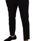 Dolce & Gabbana Elegant Black Virgin Wool Trousers