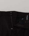 Dolce & Gabbana Elegant Black Virgin Wool Trousers