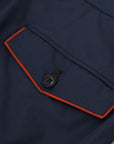 Dolce & Gabbana Elegant Blue Cotton Silk Pants