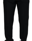 Dolce & Gabbana Elegant Black Virgin Wool Blend Trousers