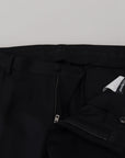 Dolce & Gabbana Elegant Black Virgin Wool Blend Trousers