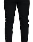Dolce & Gabbana Elegant Black Wool-Blend Trousers