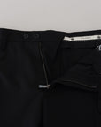 Dolce & Gabbana Elegant Black Wool-Blend Trousers