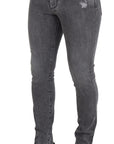 Dolce & Gabbana Chic Grey Washed Denim Pants