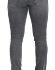 Dolce & Gabbana Chic Grey Washed Denim Pants