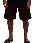 Dolce & Gabbana Elegant Maroon Tailored Shorts