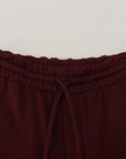 Dolce & Gabbana Elegant Maroon Tailored Shorts