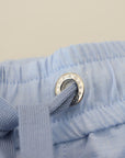 Dolce & Gabbana Elegant Light Blue Linen-Cotton Summer Shorts