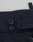 Dolce & Gabbana Elegant Blue Cotton Blend Shorts