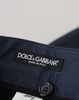 Dolce & Gabbana Elegant Blue Cotton Blend Shorts