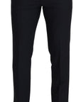 Dolce & Gabbana Elegant Black Wool Blend Trousers