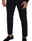 Dolce & Gabbana Elegant Black Wool Blend Trousers