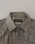 Dolce & Gabbana Elegant Slim Fit Cotton Dress Shirt
