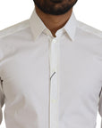 Dolce & Gabbana Dazzling White Slim Fit Dress Shirt