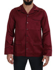 Dolce & Gabbana Elegant Silk Red Nightshirt Pajama