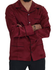 Dolce & Gabbana Elegant Silk Red Nightshirt Pajama