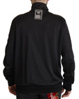 Dolce & Gabbana Elegant Black Full Zip Sweater