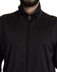 Dolce & Gabbana Elegant Black Full Zip Sweater