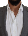Dolce & Gabbana Elegant Light Gray Sicilia Blazer Jacket