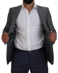 Dolce & Gabbana Elegant Light Gray Sicilia Blazer Jacket