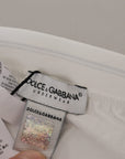 Dolce & Gabbana Elegant White Cotton Blend Boxer Shorts