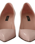 Dolce & Gabbana Elegant Patent Leather Heels in Pink