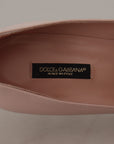 Dolce & Gabbana Elegant Patent Leather Heels in Pink