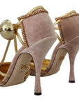 Dolce & Gabbana Elegant Pink Crystal Pumps with High Heels