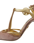 Dolce & Gabbana Elegant Pink Crystal Pumps with High Heels