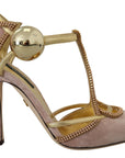 Dolce & Gabbana Elegant Pink Crystal Pumps with High Heels