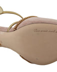 Dolce & Gabbana Elegant Pink Crystal Pumps with High Heels