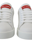 Dolce & Gabbana Sparkling White Portofino Sneakers