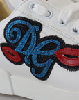 Dolce & Gabbana Sparkling White Portofino Sneakers